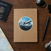 Thumbnail for British Aerospace ATP - 3D + Name - Circle Sticker - Notebook