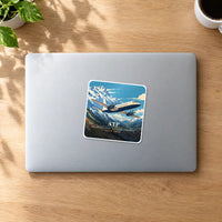 Thumbnail for British Aerospace ATP - 3D + Name - Square Sticker - MacBook