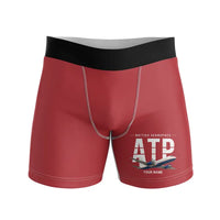 Thumbnail for British Aerospace ATP - Men Boxers - Original + Name - Red