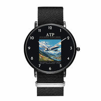 Thumbnail for British Aerospace ATP - Poster - Slim Leather - Black and Black Nylon Strap