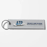 Thumbnail for British Aerospace ATP Aviator Key Chains - Light Gray