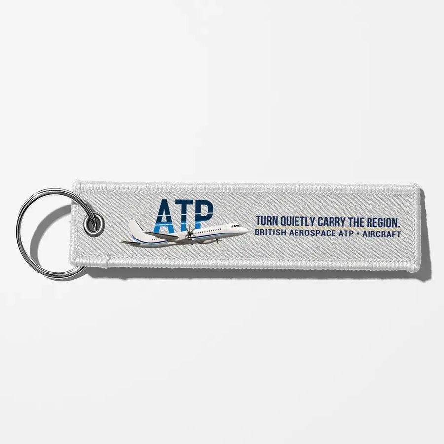 British Aerospace ATP Aviator Key Chains - White