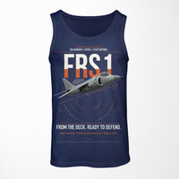Thumbnail for British Aerospace Sea Harrier FRS.1 design on dark blue tank top