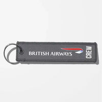 Thumbnail for British Airways Airlines Crew & Staff Tag Key Chains - Gray - Crew
