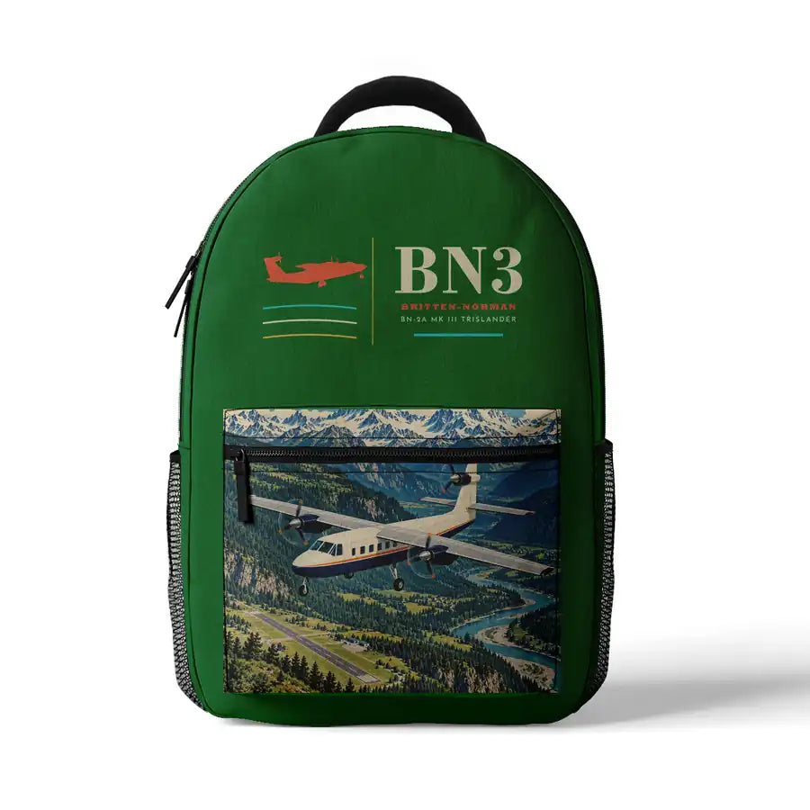 Britten-Norman BN-2A Mk III Trislander - 3D Backpack - Green
