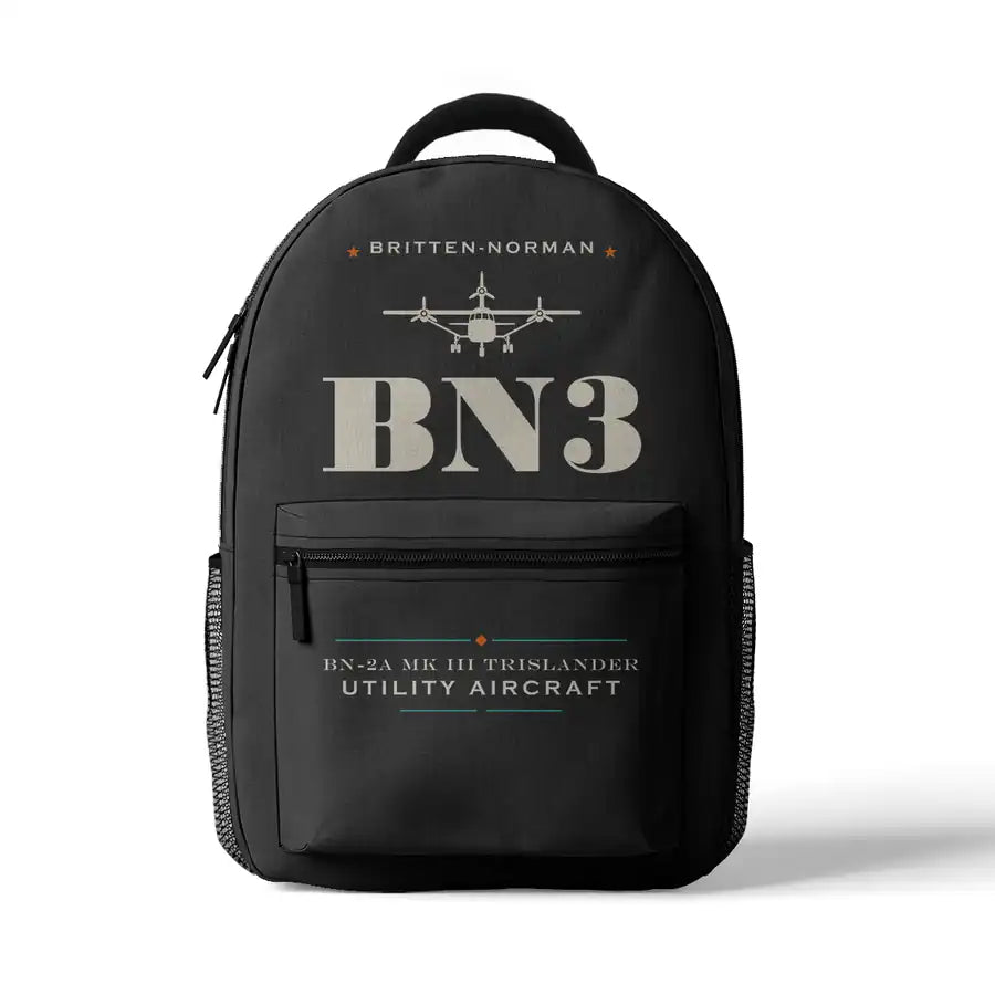 Britten-Norman BN-2A Mk III Trislander - 3D Backpack - Heritage - Gray