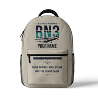 Thumbnail for Britten-Norman BN-2A Mk III Trislander - 3D Backpack - Original + Name - Beige