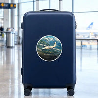 Thumbnail for Britten-Norman BN-2A Mk III Trislander - 3D + Name - Circle Sticker - Suitcase