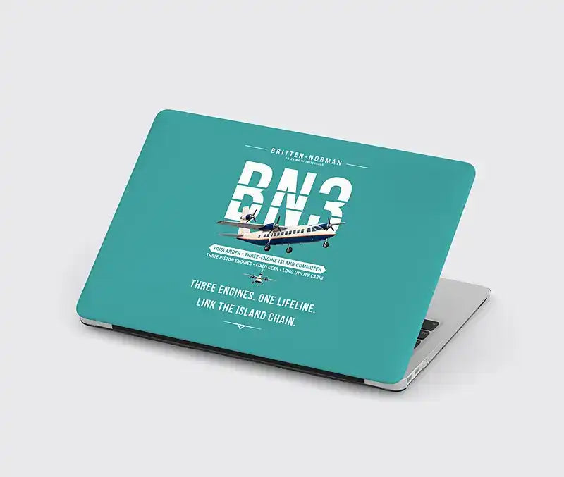 Britten-Norman BN-2A Mk III Trislander - Original - MacBook Case - Turquoise