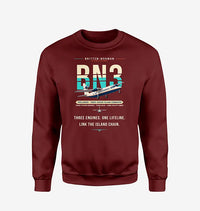 Thumbnail for Britten-Norman BN-2A Mk III Trislander - Original - Sweatshirt - Wine Red