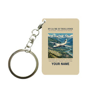 Thumbnail for Britten-Norman BN-2A Mk III Trislander - Poster + Name - Key Chain - Beige