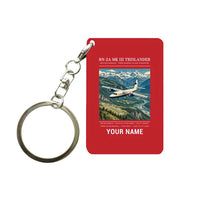 Thumbnail for Britten-Norman BN-2A Mk III Trislander - Poster + Name - Key Chain - Red
