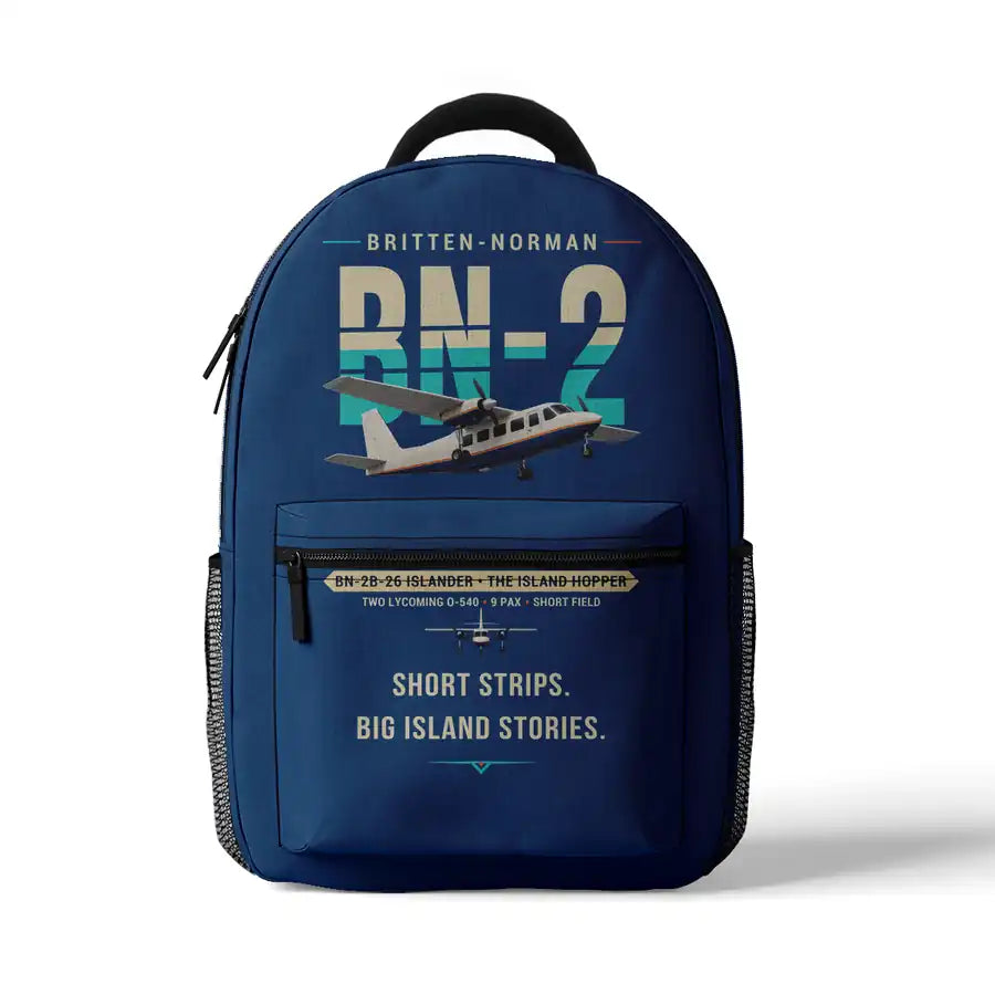 Britten-Norman BN-2B-26 Islander - 3D Backpack - Original - Blue