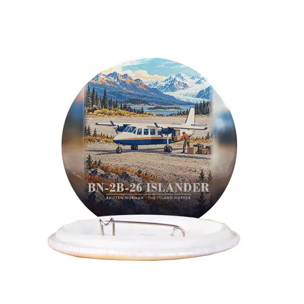 Britten-Norman BN-2B-26 Islander - 3D - Pin - Full Print