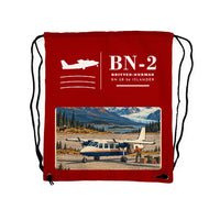 Thumbnail for Britten-Norman BN-2B-26 Islander - Drawstring Bag - Classic - Red