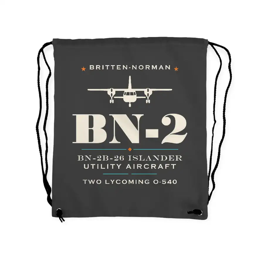 Britten-Norman BN-2B-26 Islander - Drawstring Bag - Heritage - Gray
