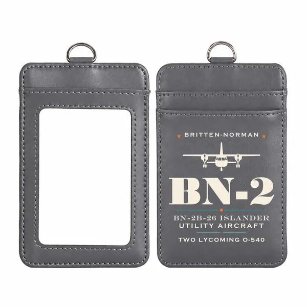 Britten-Norman BN-2B-26 Islander - Heritage - ID Card Holder - Gray