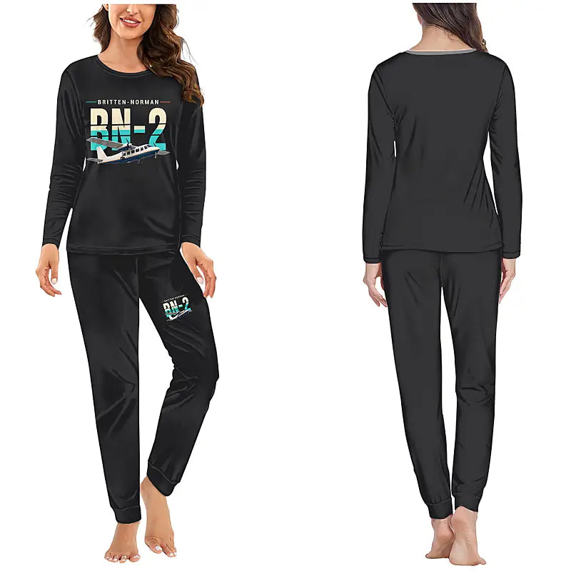 Britten-Norman BN-2B-26 Islander - Women Pajamas - Original Chest - Black