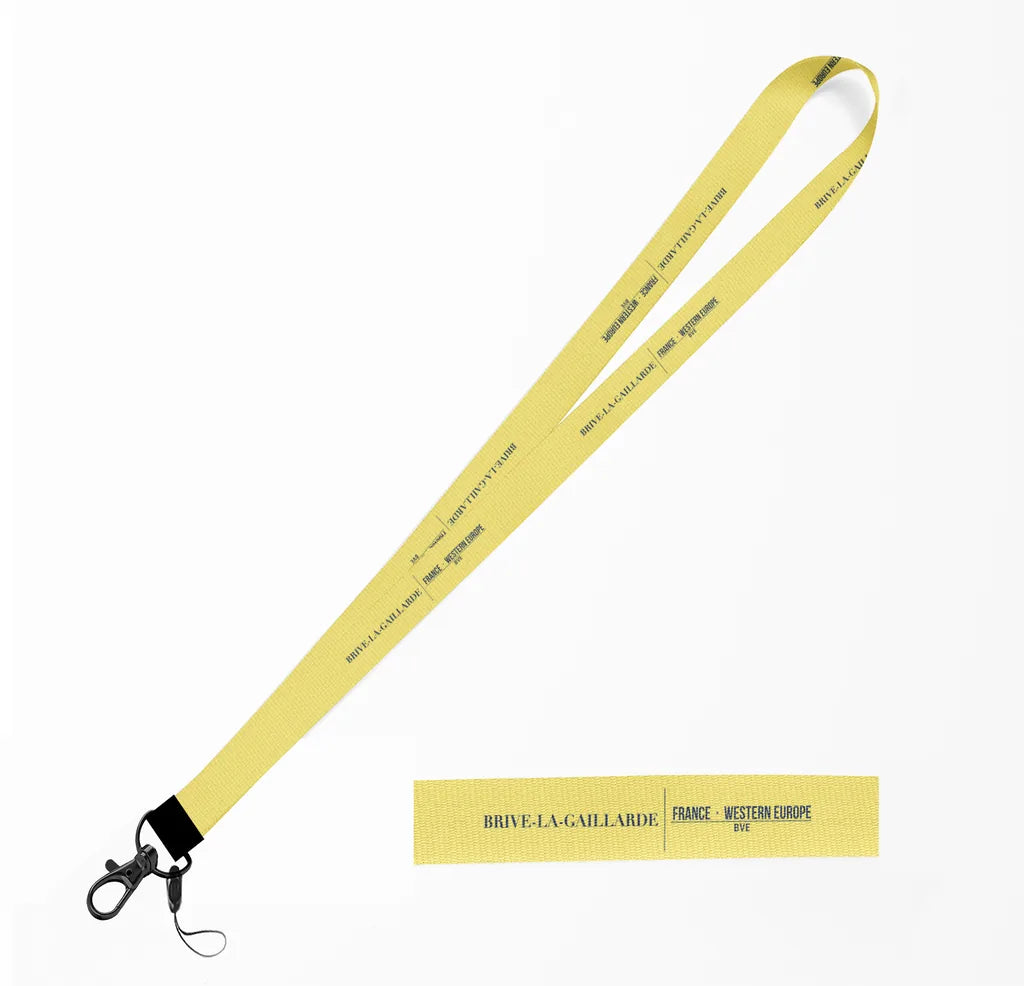 Brive-La-Gaillarde City Series lanyard - yellow