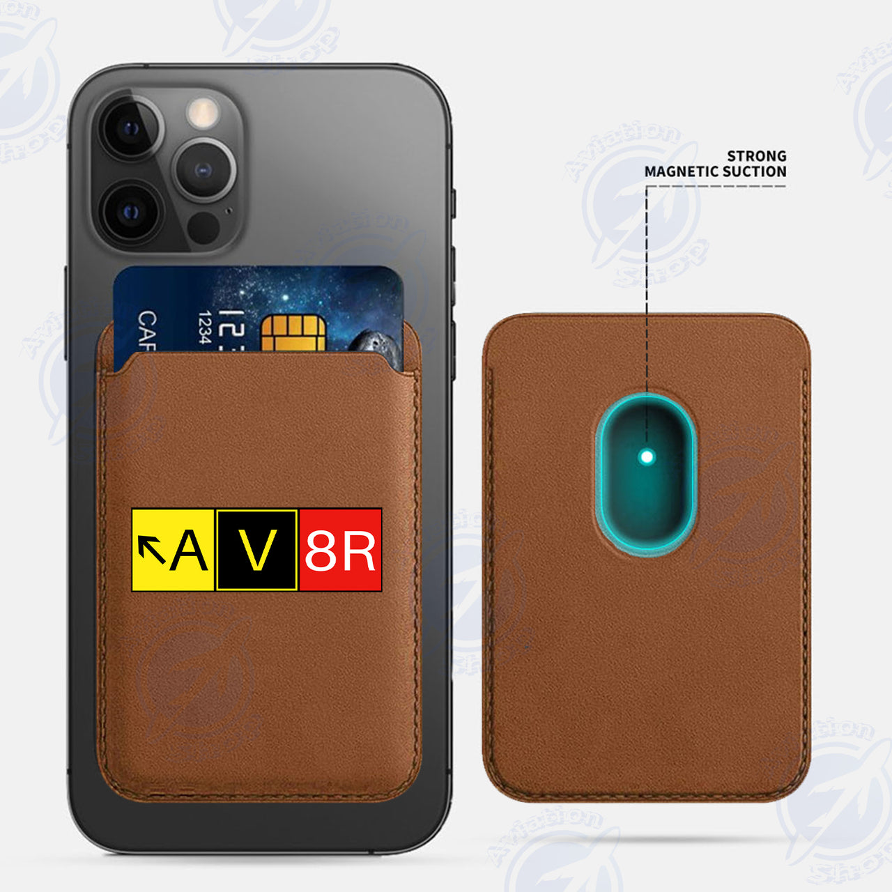 AV8R iPhone Cases Magnetic Card Wallet