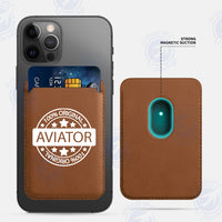 Thumbnail for %100 Original Aviator iPhone Cases Magnetic Card Wallet