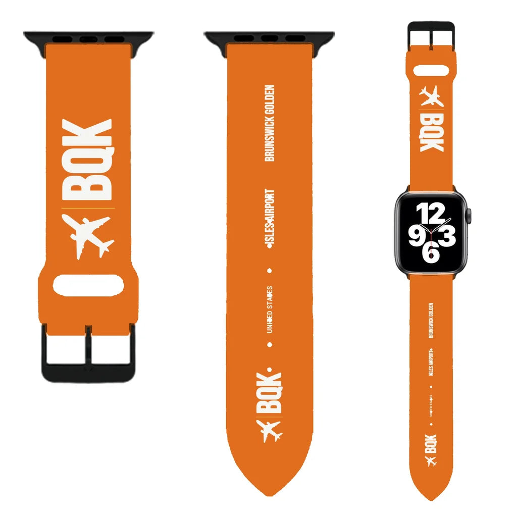 WBV6 | Brunswick Golden Isles Airport BQK | Orange (Metal Buckle)