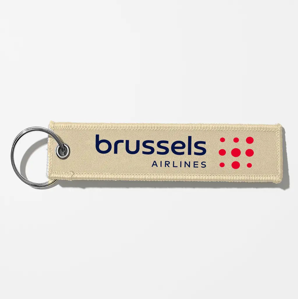 Brussels Airlines Crew & Staff Tag Key Chains - Beige