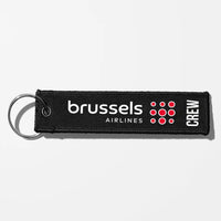 Thumbnail for Brussels Airlines Crew & Staff Tag Key Chains - Black - Crew