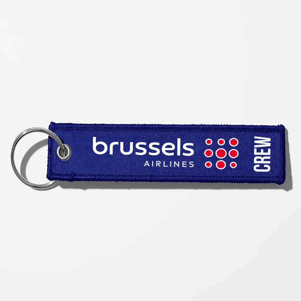Brussels Airlines Crew & Staff Tag Key Chains - Blue - Crew