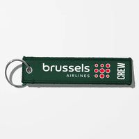 Thumbnail for Brussels Airlines Crew & Staff Tag Key Chains - Dark Green - Crew