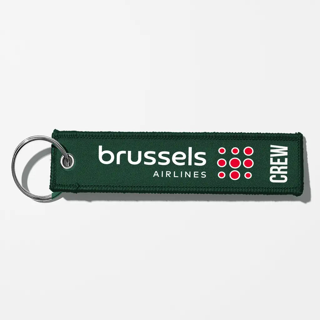 Brussels Airlines Crew & Staff Tag Key Chains - Dark Green - Crew