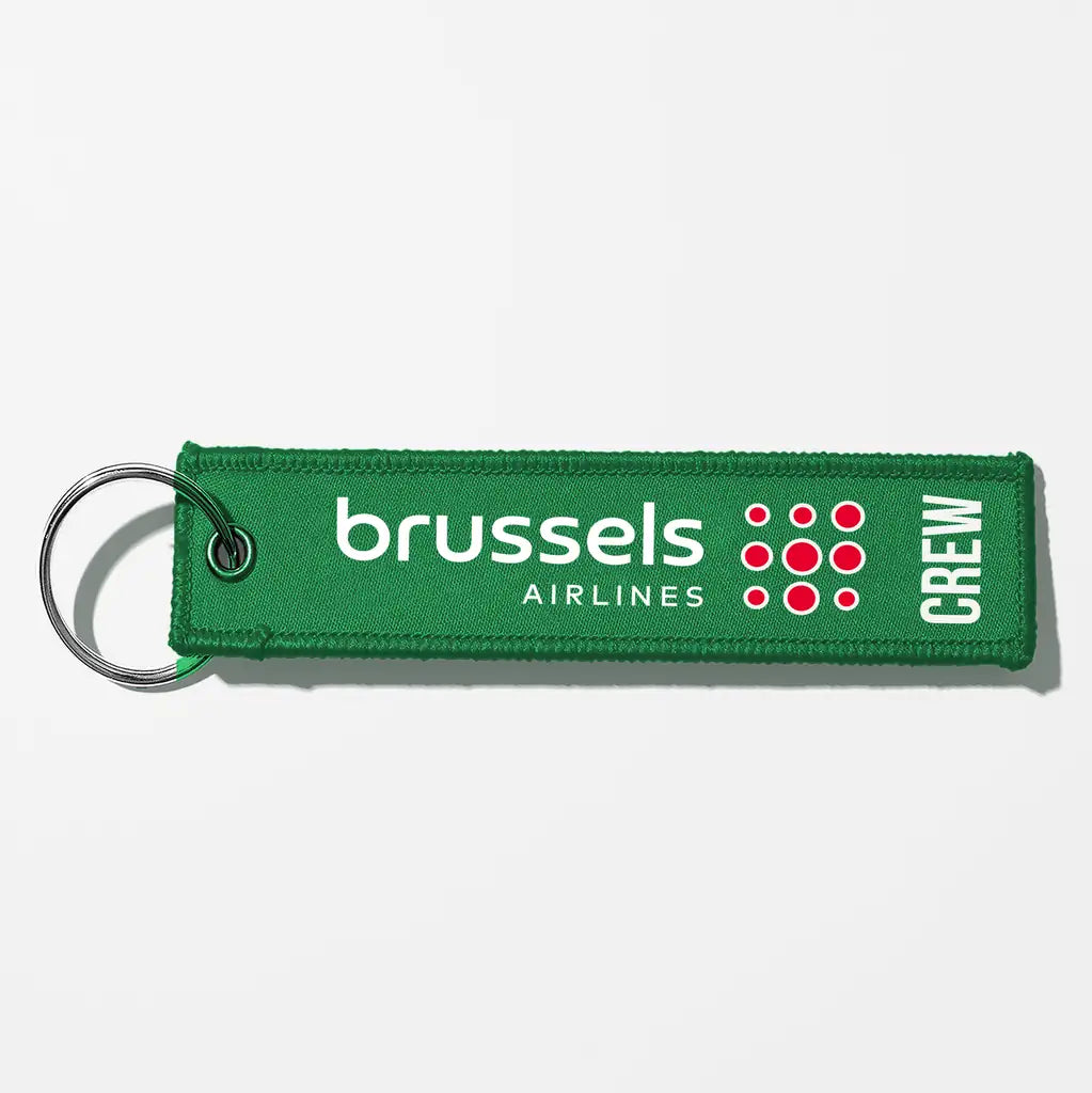Brussels Airlines Crew & Staff Tag Key Chains - Green - Crew