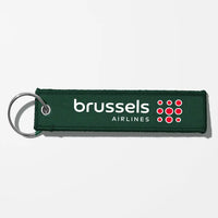 Thumbnail for Brussels Airlines Crew & Staff Tag Key Chains - Dark Green