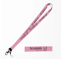 Thumbnail for Brussels Airlines lanyard - pink