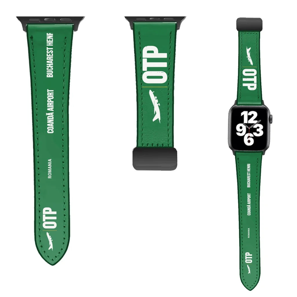 WBV6 | Bucharest Henri Coandă International Airport OTP | Leather - Green