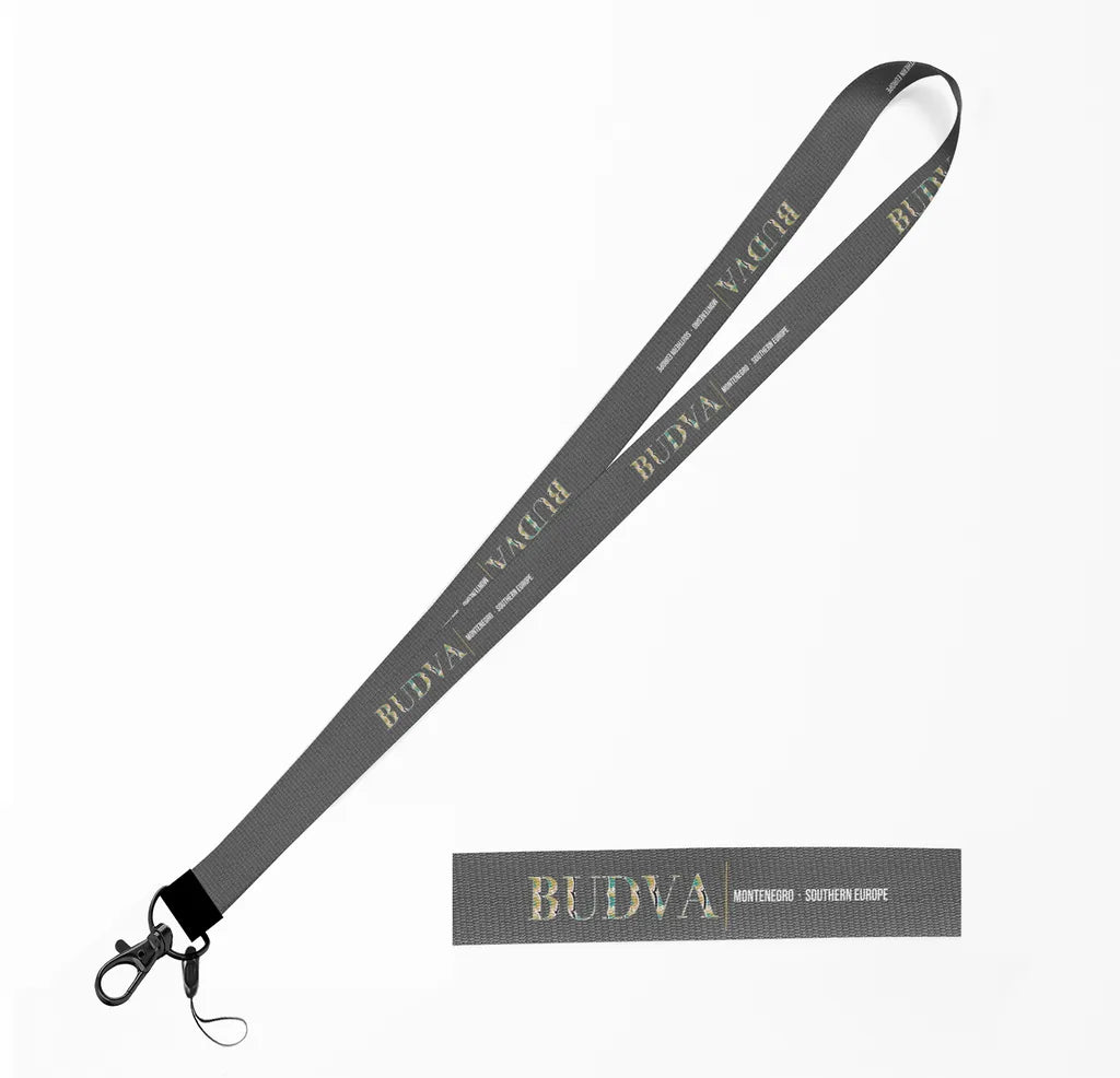 Budva City Series lanyard - gray