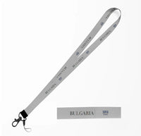 Thumbnail for Bulgaria Country Series lanyard - light gray