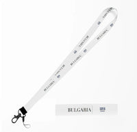 Thumbnail for Bulgaria Country Series lanyard - white