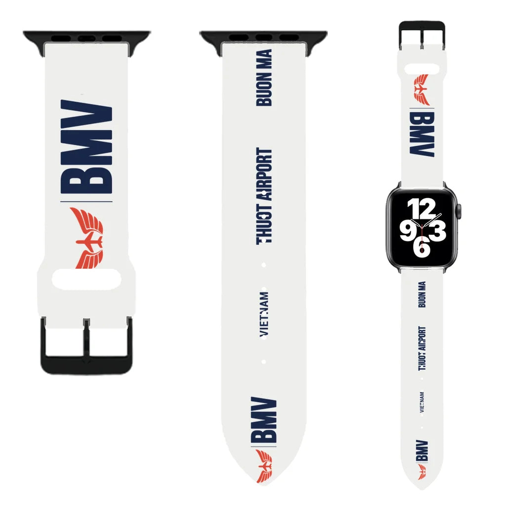 WBV6 | Buon Ma Thuot Airport BMV | White (Metal Buckle)