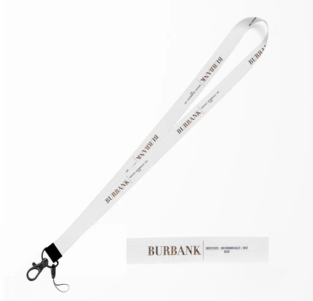 Burbank City Series lanyard - white