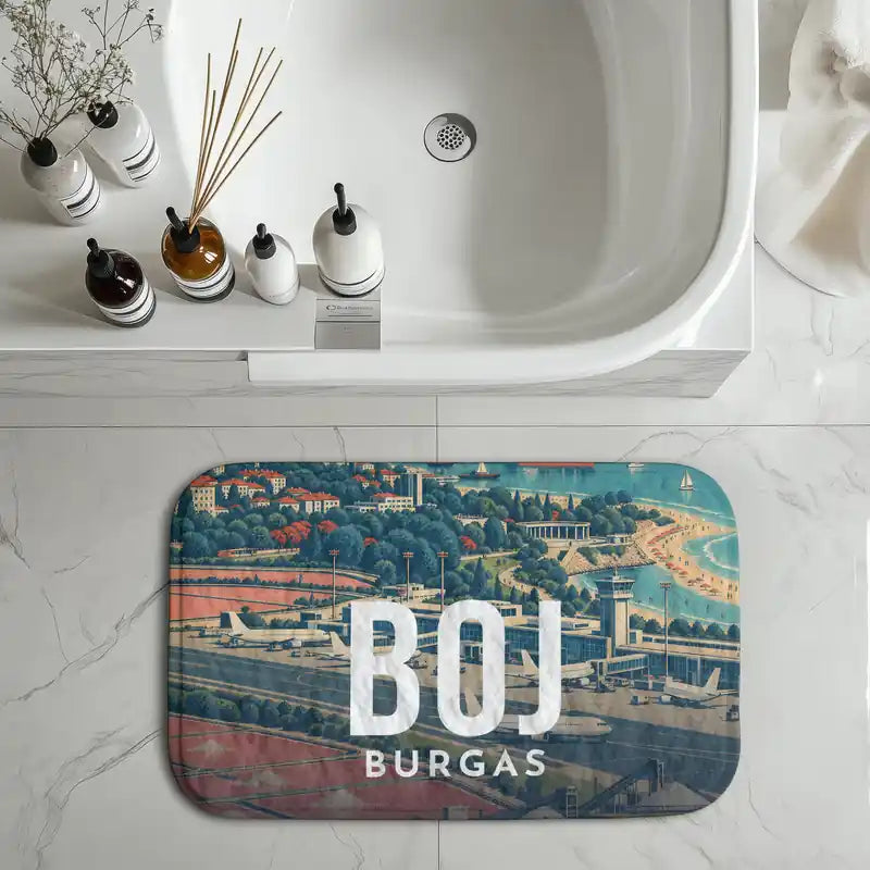 Burgas Airport (BOJ) bath mat