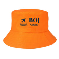 Thumbnail for Burgas Airport (BOJ) summer hat - orange