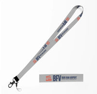 Thumbnail for Buri Ram Airport (BFV) lanyard - light gray