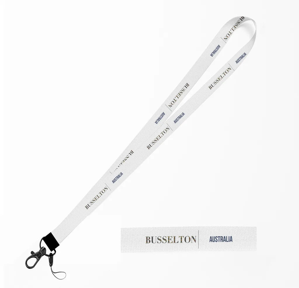 Busselton City Series lanyard - white