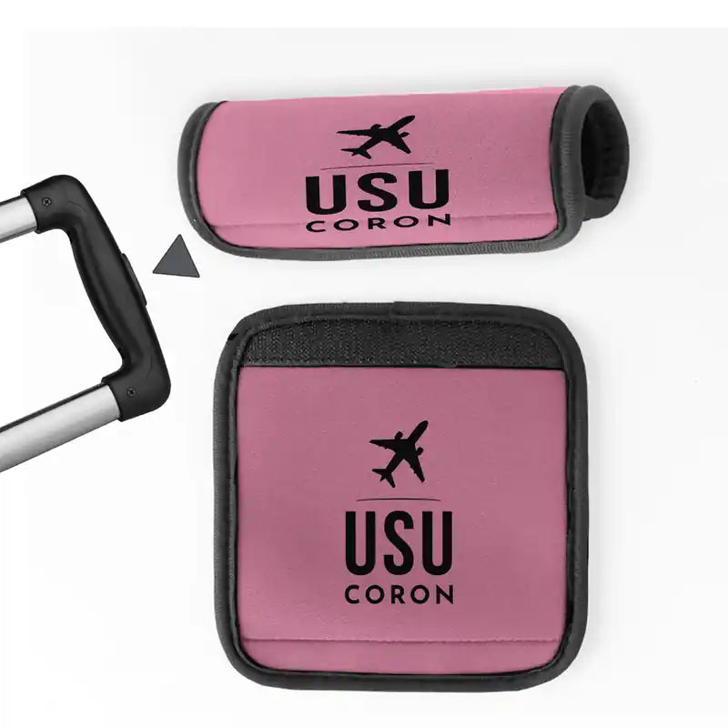 Busuanga Airport (USU) Luggage Handle Covers - Pink