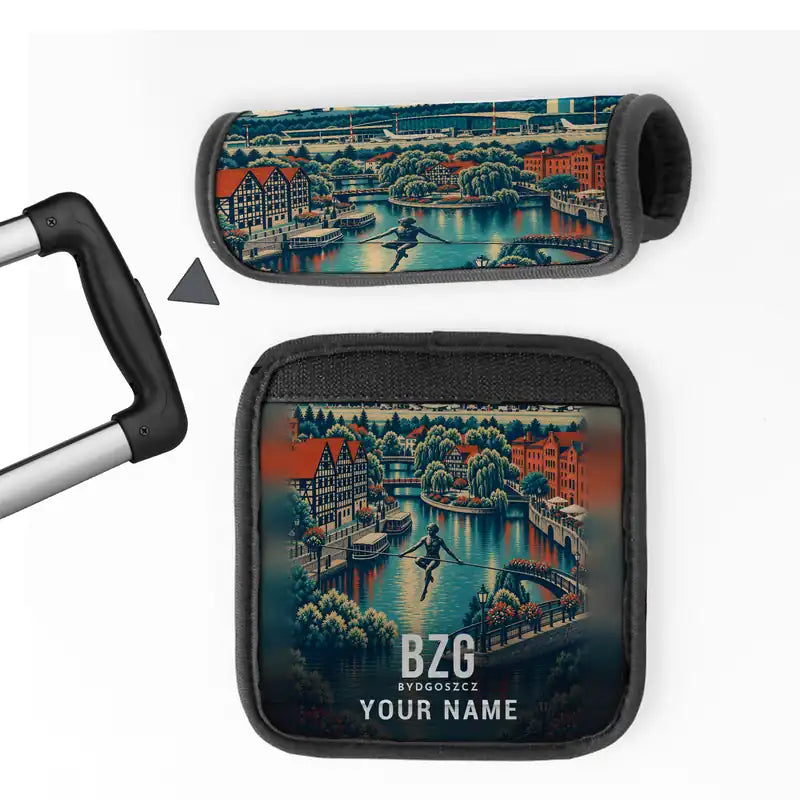 Bydgoszcz Ignacy Jan Paderewski Airport (BZG) Luggage Handle Covers - 3D Full Print + Name