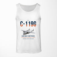 Thumbnail for C-119G Flying Boxcar design on white tank top