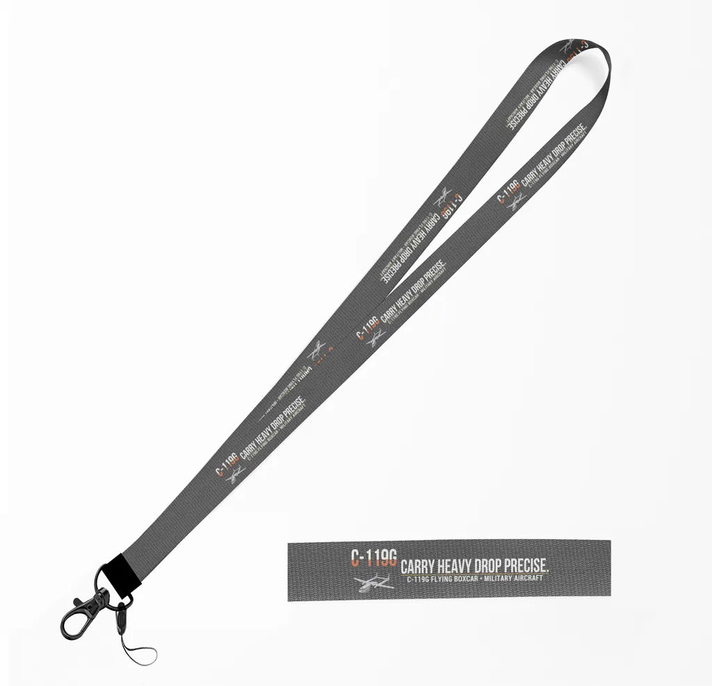 C-119G Flying Boxcar lanyard - gray