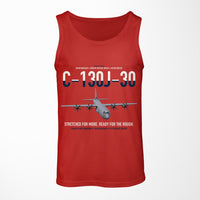 Thumbnail for C-130J-30 Super Hercules design on red tank top