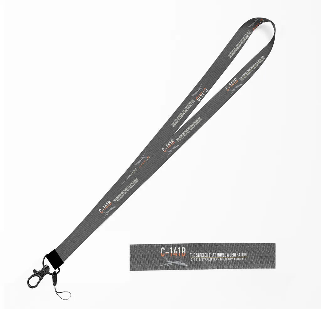C-141B Starlifter lanyard - gray